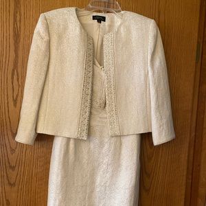 Knee length dress with jacket